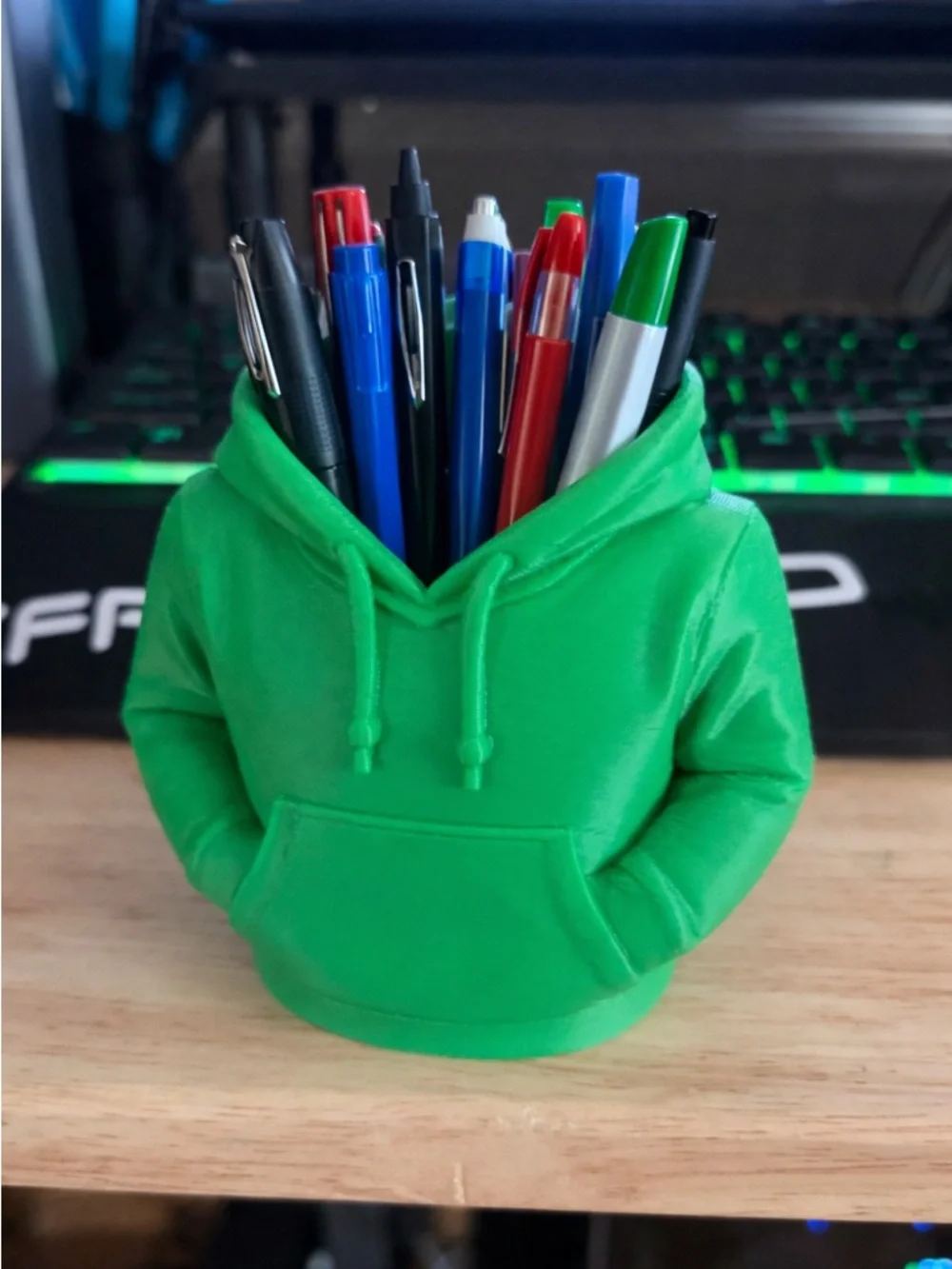 Hoodie Desk Pen Holder